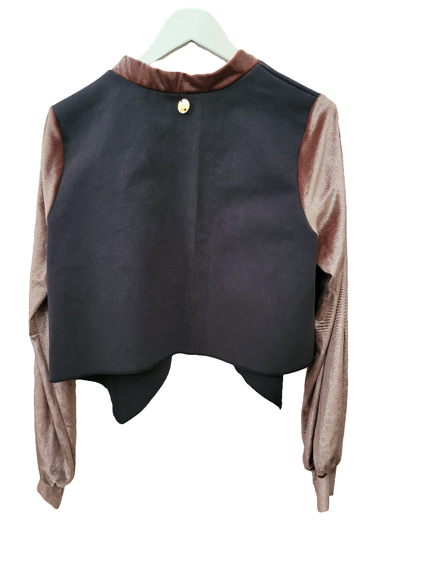 Bolero Denim Cotton Velvet