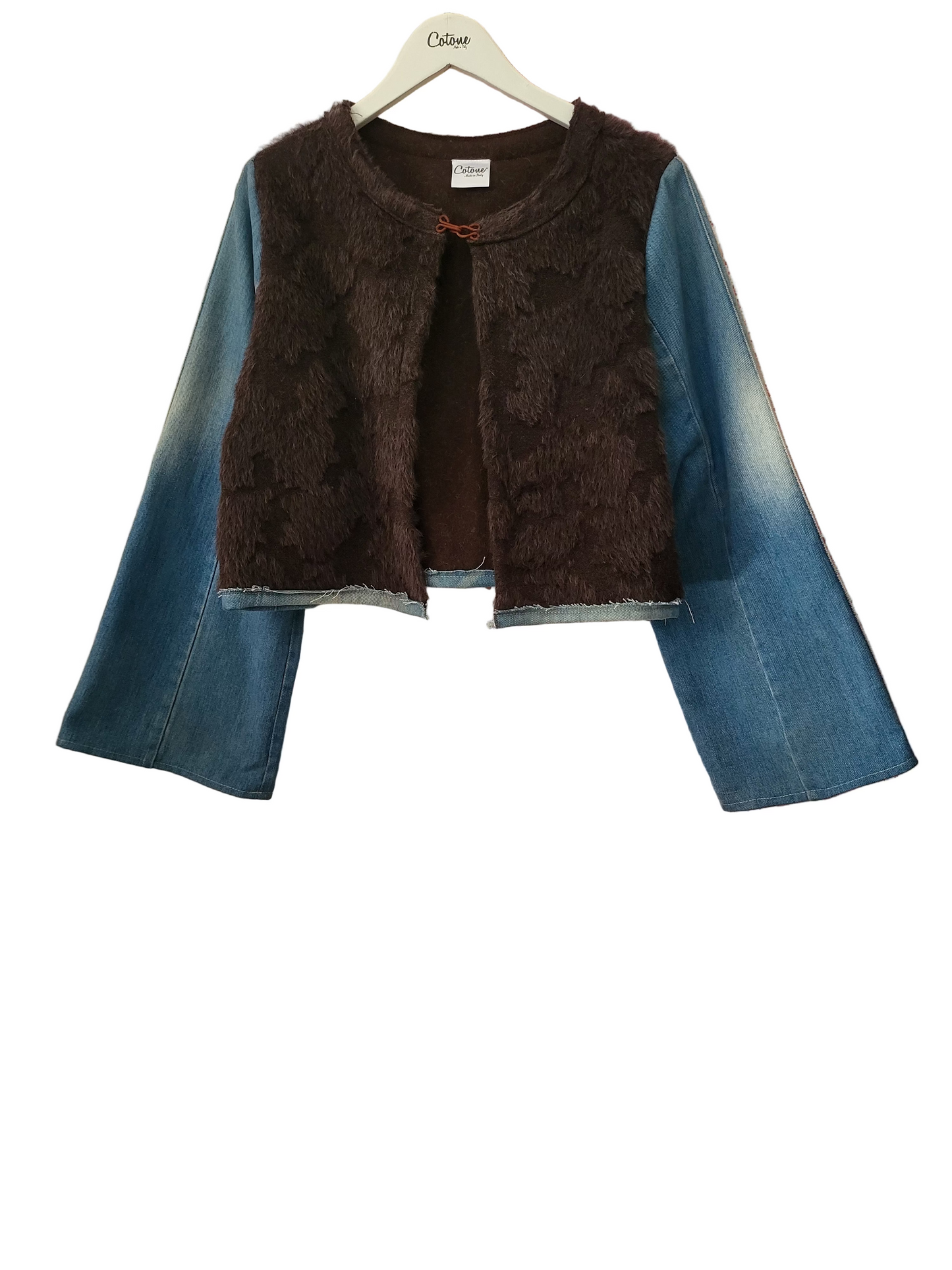 Bolero jacket Anchor Brown denim