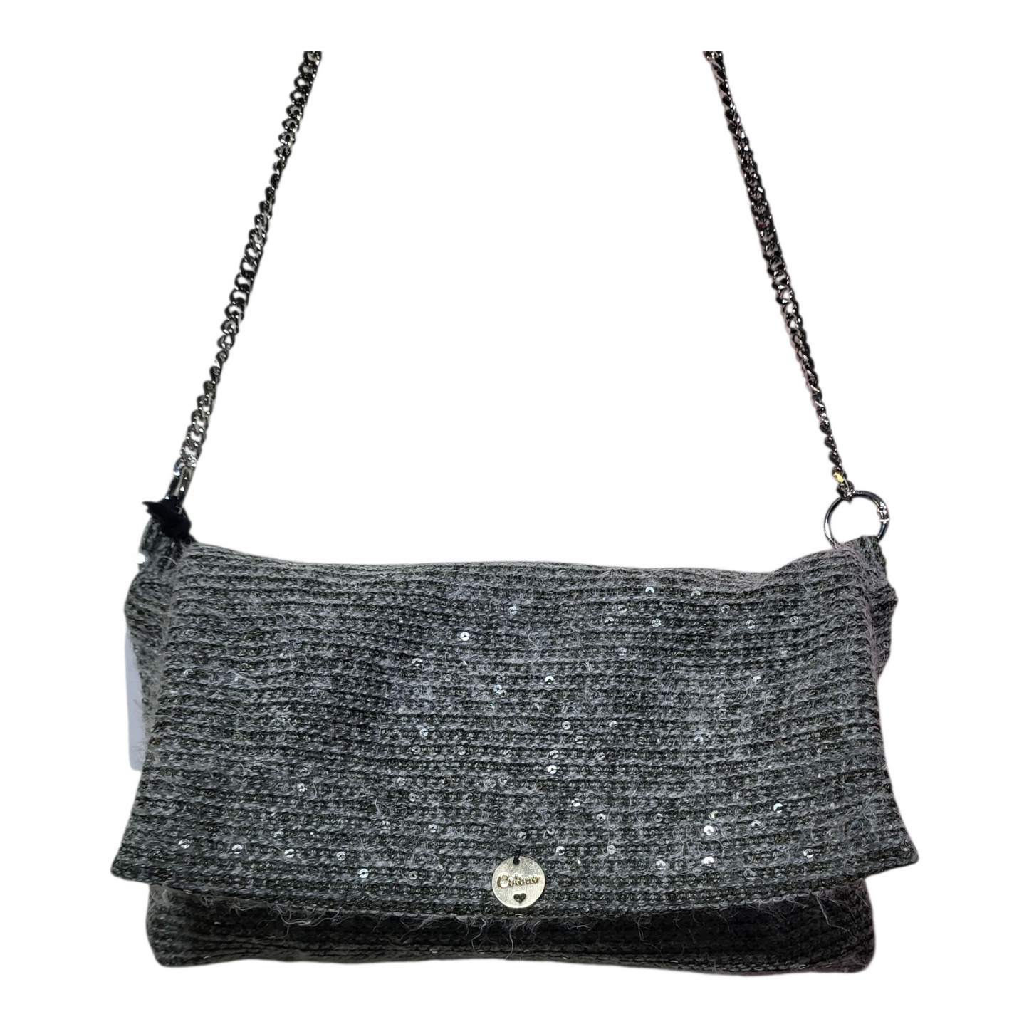 Tracolla grey Paillettes
