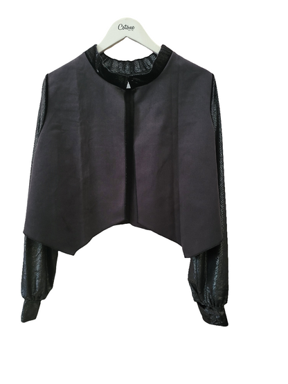 Bolero Denim Cotton Velvet