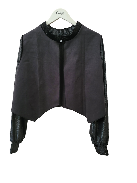 Bolero Denim Cotton Velvet