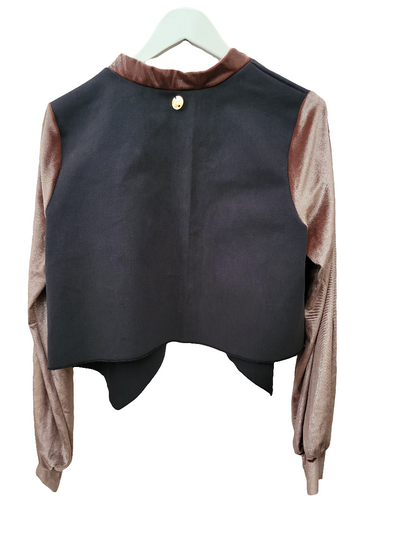 Bolero Denim Cotton Velvet