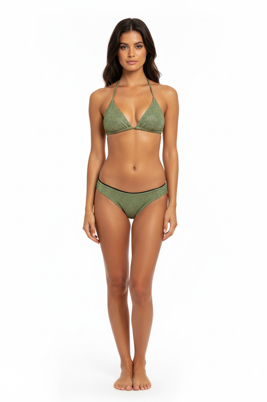 Bikini Polvere di stelle verde