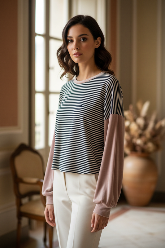 Maglia CottonVelvet su modella