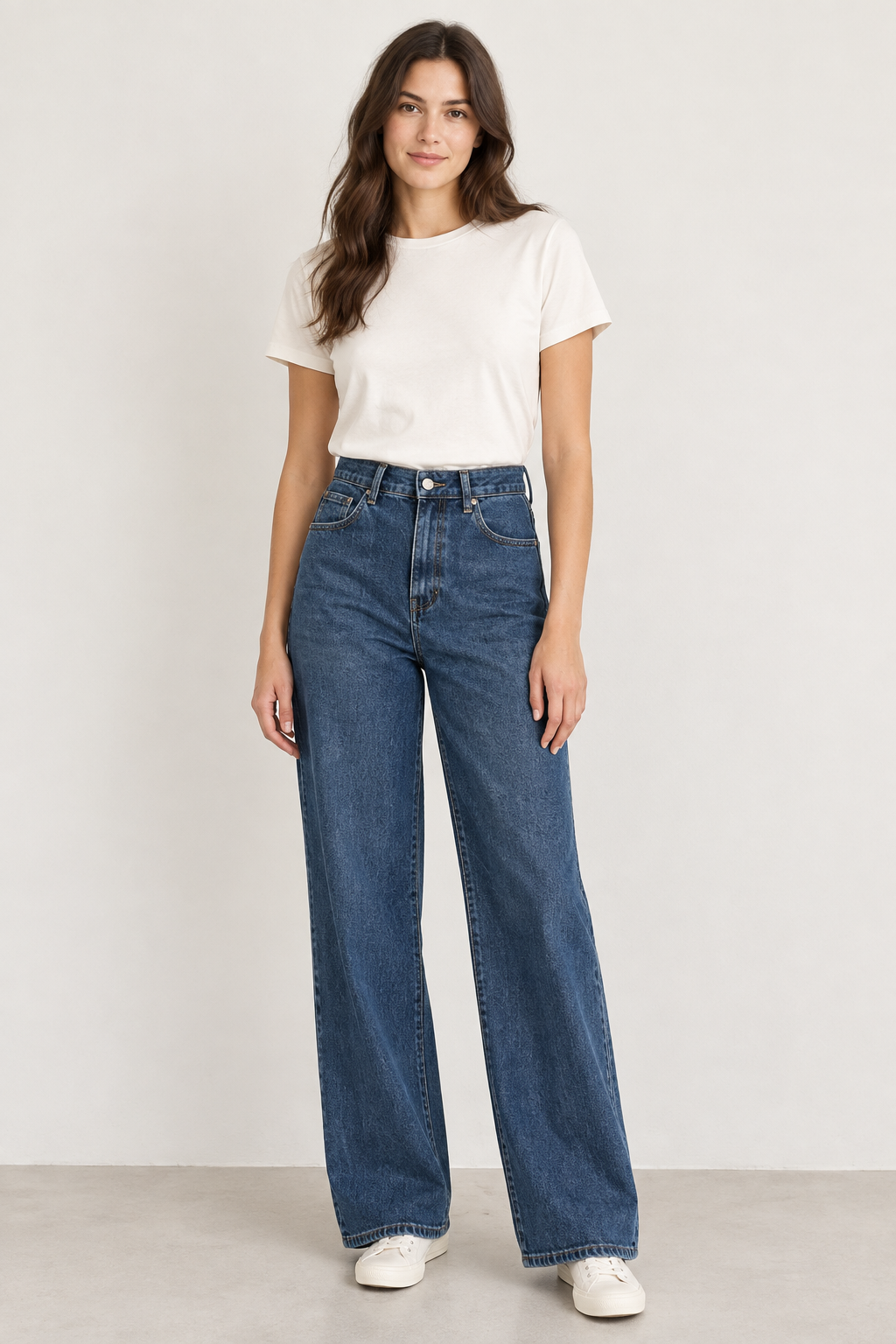 Modella che indossa i Jeans Frida