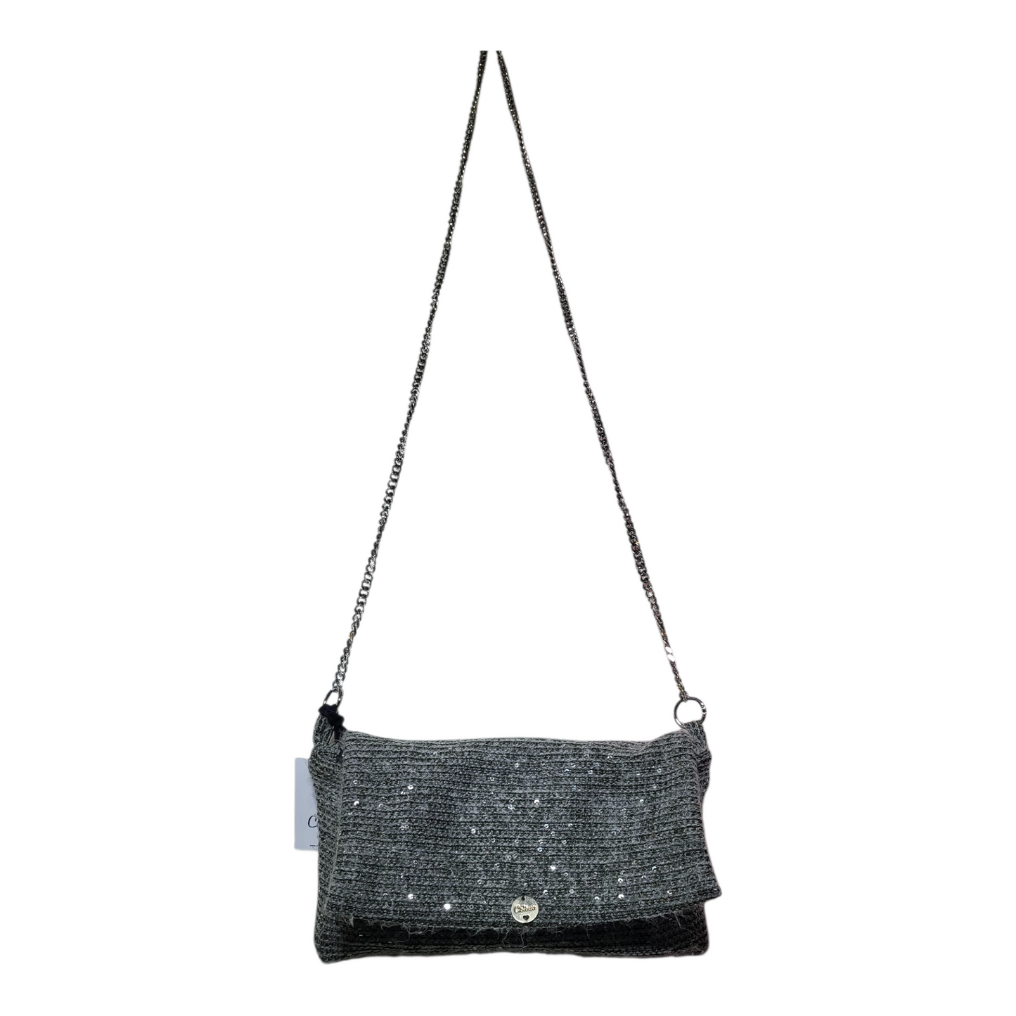 Tracolla grey Paillettes