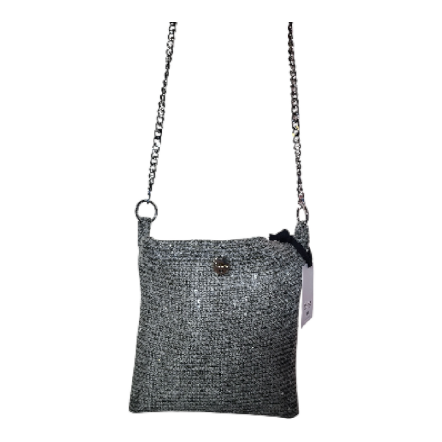 Tracolla Paillettes Grey